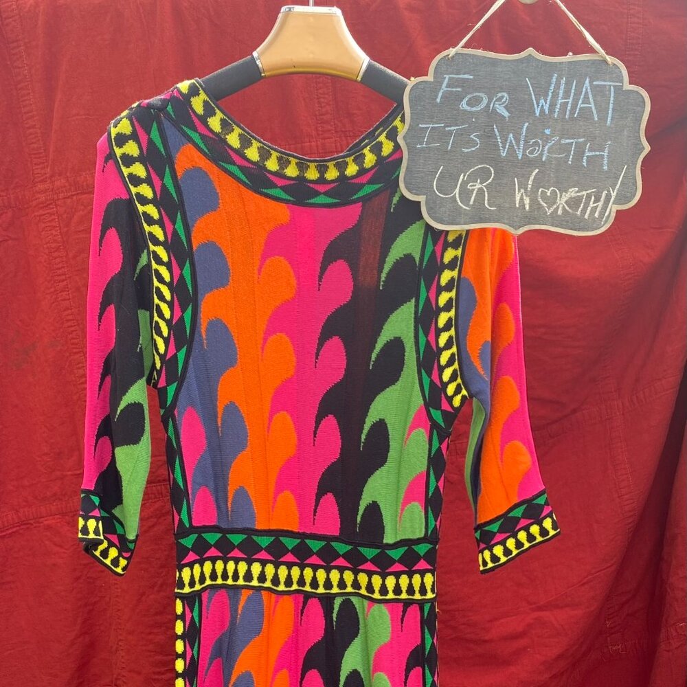 Colour Power 3D Puzzle Graphic Tunic Dress – Size XL